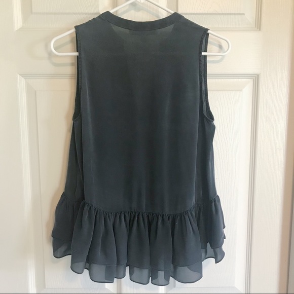 Elizabeth and James Zoe Silk Peplum Top small - Picture 3 of 8